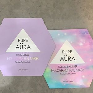 PURE AURA HOLOGRAM FOIL MASKS
